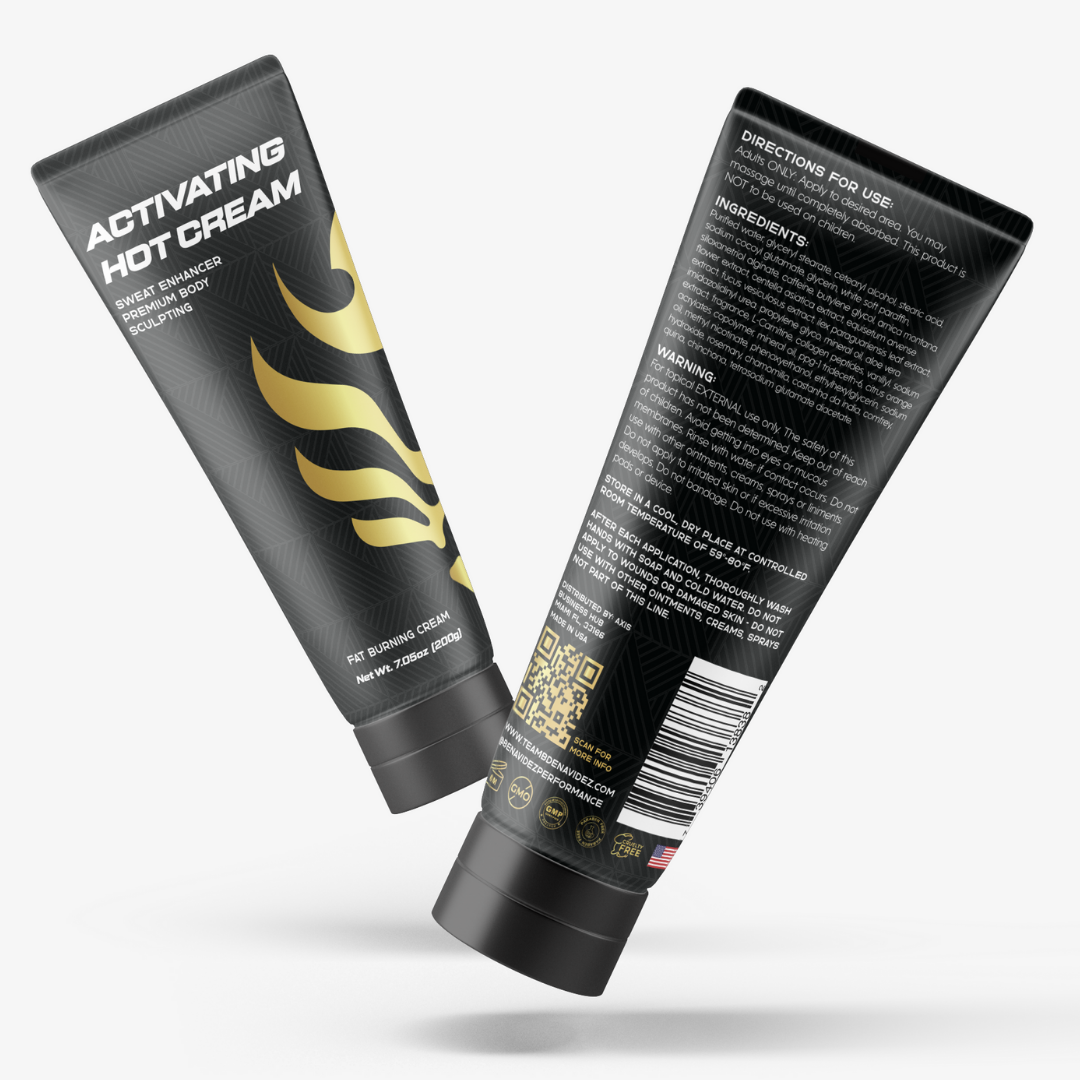 Activating Hot Cream - Firming & Sculpting Gel with Caffeine & L-Carni Team Benavidez Activating Hot Cream - Firming & Sculpting Gel with Caffeine & L-Carni Team Benavidez